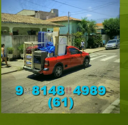 Frete para Asa Sul, Asa Norte, Guará e Lúcio Costa! Transporte rápido e seguro!