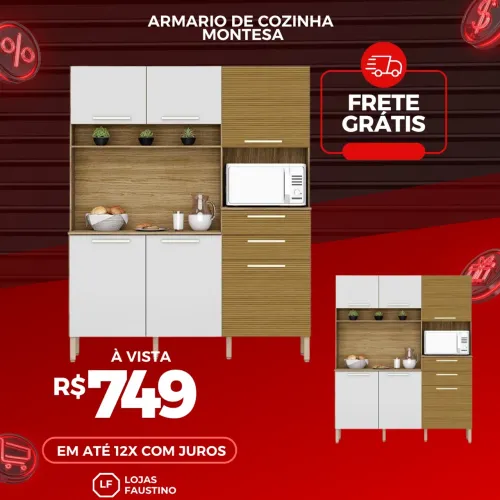 Armário de cozinha a pronta entrega