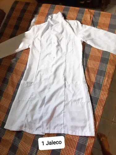 3 Jalecos Tecido Gabardine Tamanho M