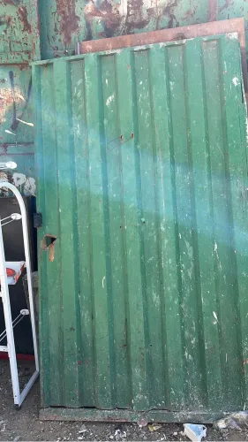 Portão de Ferro Galvanizado / Chapa Ondulada (1,92x1,20 tamanho ) 