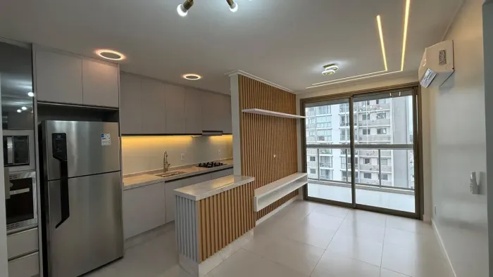 APARTAMENTO NOVO SEMI-MOBILIADO - SÃO VICENTE