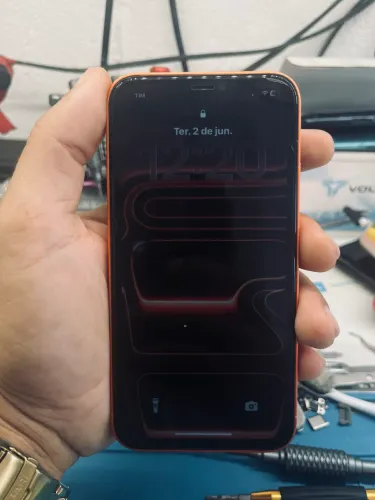 iPhone 11 na carcaça do 17 pro Max 