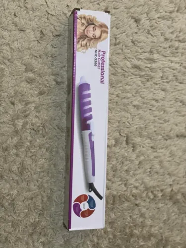 Modelador de cabelo, na cor rosa. Novo!