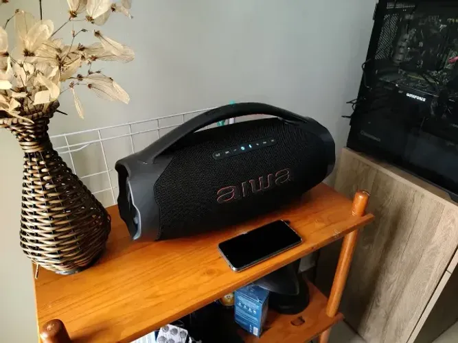 Caixa de Som AIWA Boombox Plus 200W MENOR PREÇO DO MERCADO