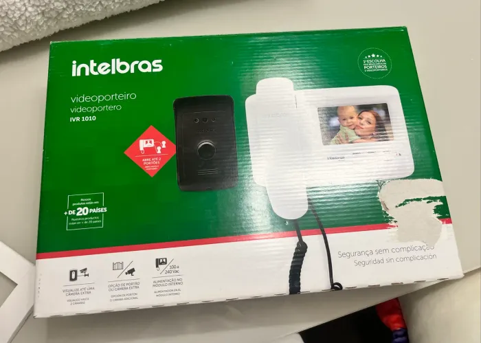 Vídeo Porteiro Intelbras IVR 1010 - Novo, nunca usado