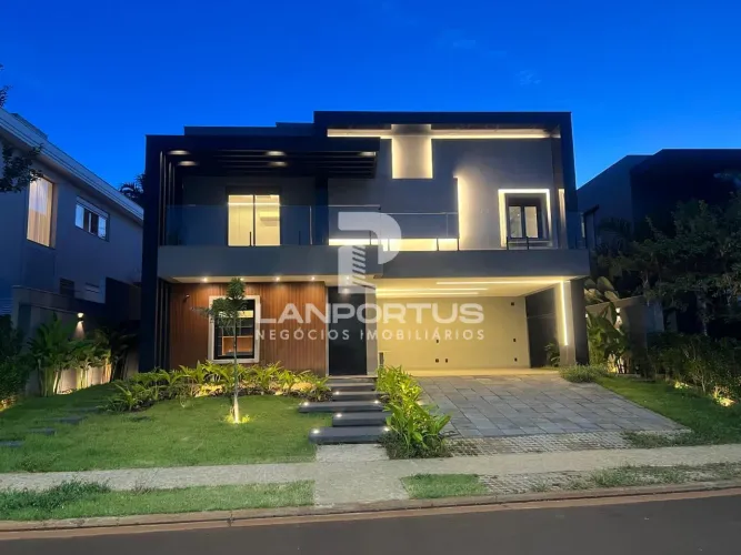 Casa Alto Padrão no Alphaville com 406m² - 5 Quartos - Automação - Piscina Aquecida - Ener