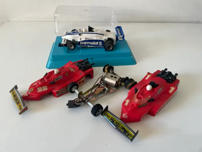 Brabham Nelson Piquet Autorama Estela E Ferrari mais carenagem extra e case acrílica