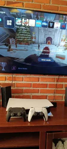 PS5 PlayStation 5 Fat com Leitor + 2 Controles DualSense