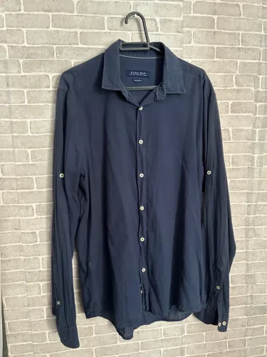 Blusa Social Zara Relaxed Fit 