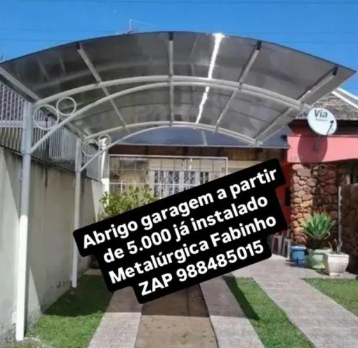Toldo de policarbonato
