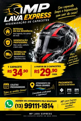 Higienização e limpeza retirada de fungos e bactérias dos capacetes para moto