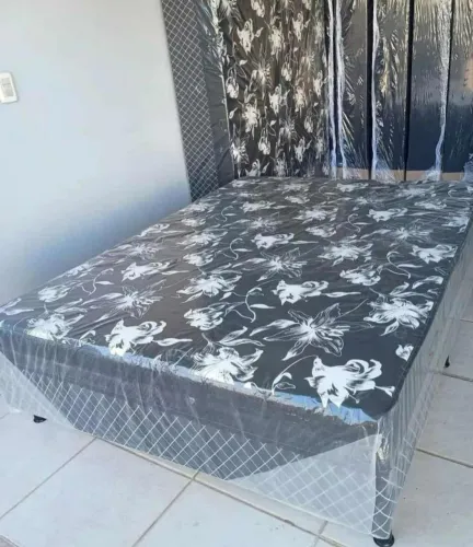 Cama box casal conjugado novo