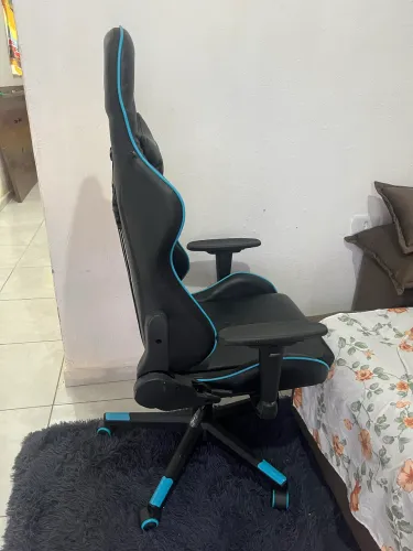 Cadeira Gamer Dazz Prime-x V2 140 Kg Preto Azul Material do estofamento Couro sintético