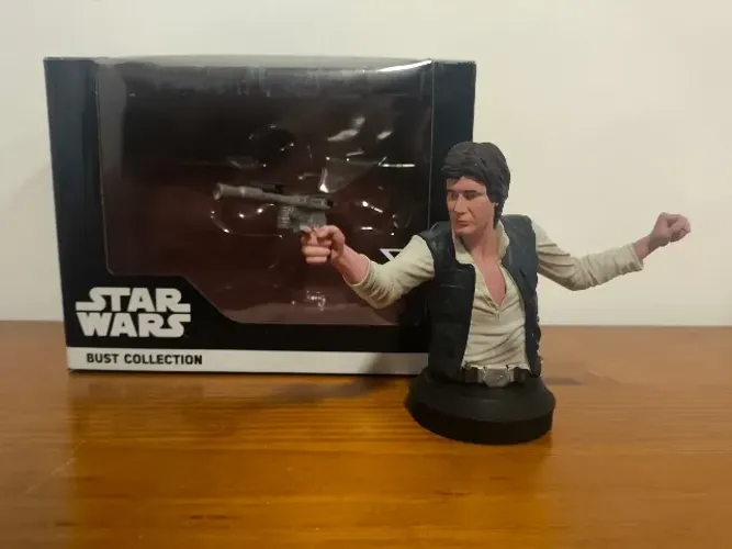 Star Wars Busto de Coleção De Agostini - HAN SOLO (acompanha caixa e revista)