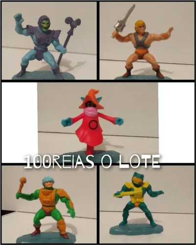 Lote de miniaturas de boneco do He man 