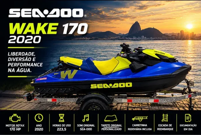 Jetsky Seadoo wake 170