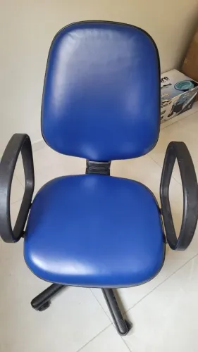 Cadeira Escritório Presidente Corano Azul