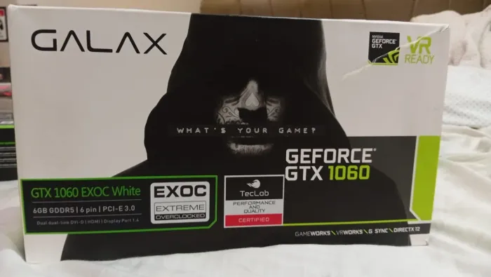 Placa de vídeo Galax GEFORCE GTX 1060 6GB