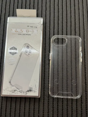 Capa Space Transparente para iPhone 16E/17E - Anti Impacto ?