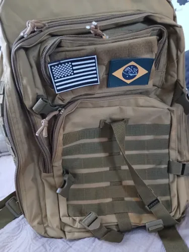 Mochila tatica Cáqui 46 lts. NOVA