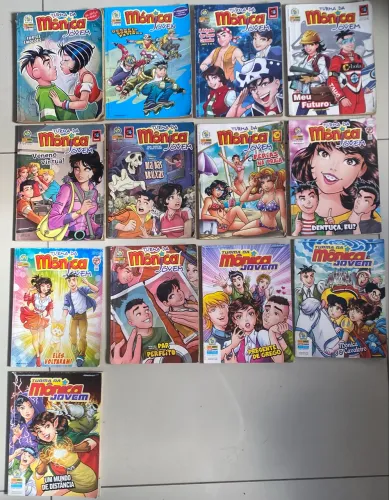 Quadrinhos turma da Mônica jovem
