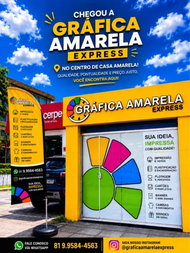 REPASSE DE GRÁFICA no centro de Casa Amarela.