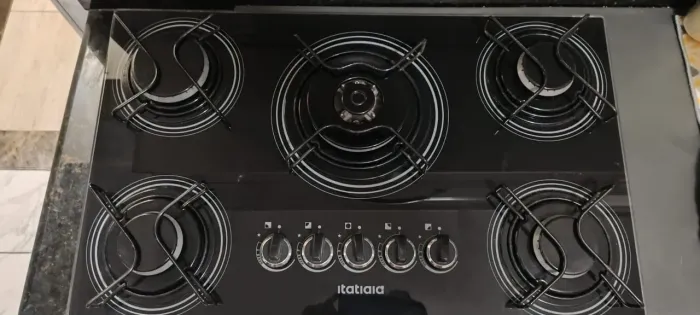 Fogão coocktop 5 bocas