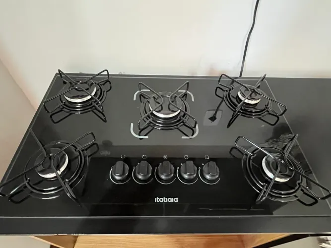 Cooktop Itatiaia 5 bocas completo NOVO!