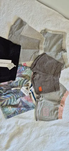 Shorts, short-saia e saia CK novos