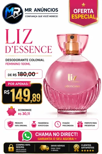 Liz D'essence desodorante colonial feminino 100 mil
