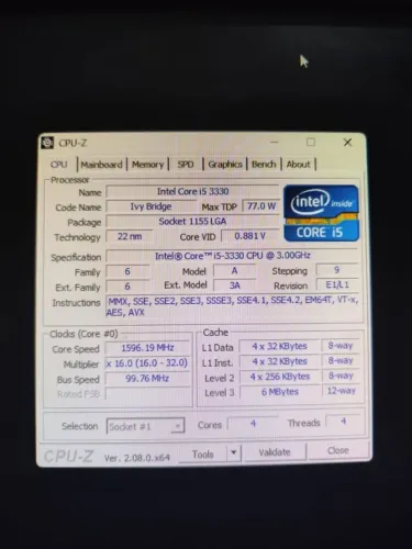 CPU I5 3.00gh