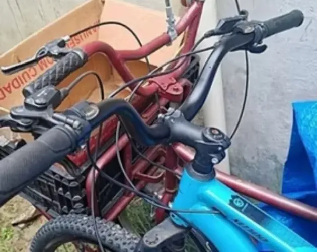 Guidão de bicicleta novo zerado sem marca de ouro