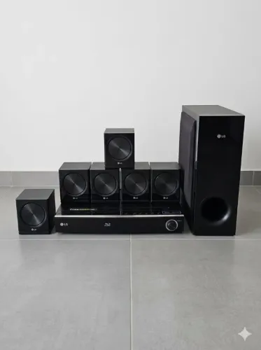 Home Theater LG 5.1 com Blu-ray Player 3D