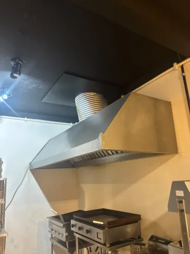 Coifa de Parede em Aço Inox com Filtros - Exaustor para Cozinha Industrial