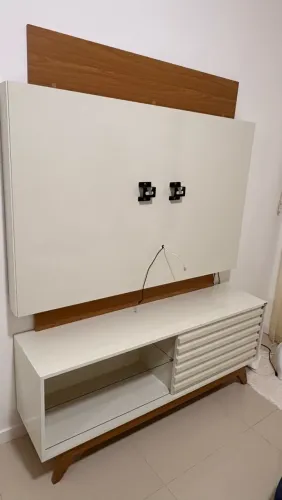 Painel de madeira para sala