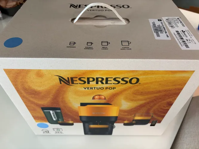 Cafeteira Nespresso Vertuo Pop NOVA na caixa