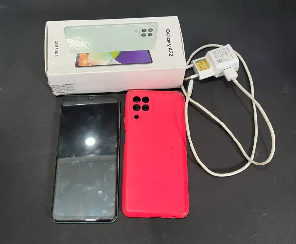 Celular Galaxy A22 128gb verde em perfeito estado 
