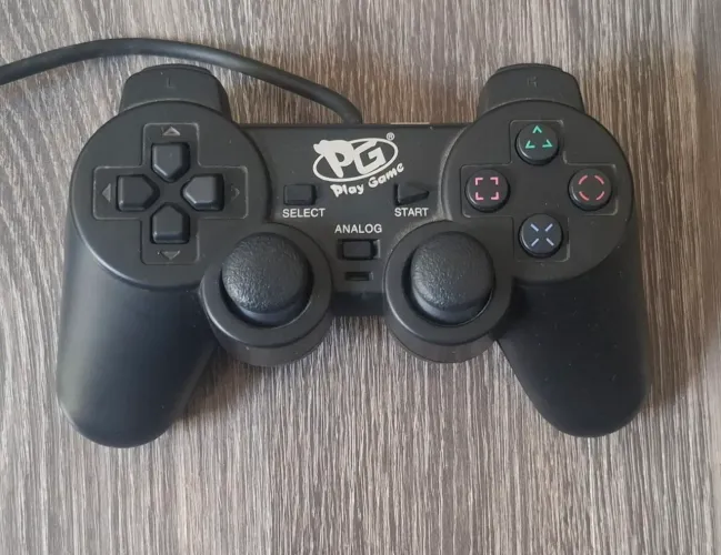 CONTROLE PLAYSTATION 2 PLAY GAME PRETO