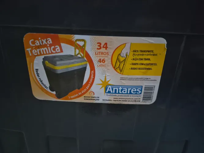 Caixa termina 34 litros