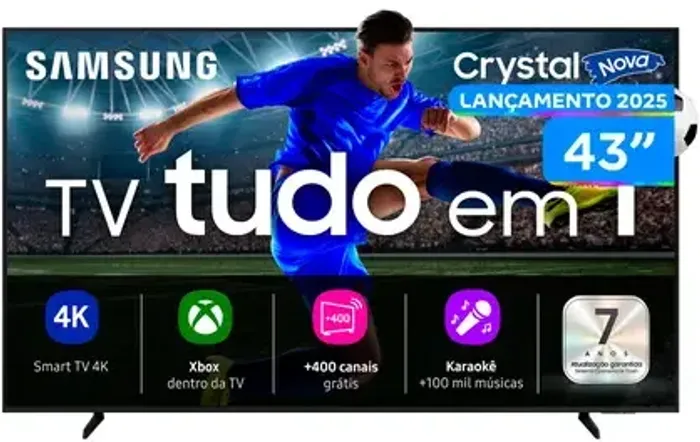 TV Samsung UHD 43 - Modelo CU7700 | Smart TV Premium