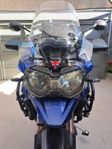 TRIUMPH TIGER 1200 EXPLORER 2014, AZUL, 57000KM, IMPECÁVEL