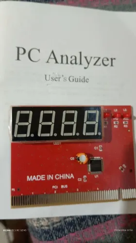 Teste Paca Mãe 4 Dígitos Novo PC Analizer