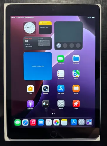 iPad 9ª Geração 64GB - Estado de Novo! Saúde da Bateria 96,7%