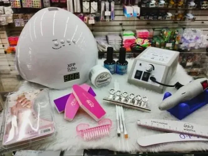 kit para unhas de gel completo (ler descricao)