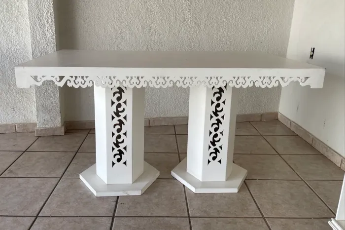 Mesas MDF para decoração de festas