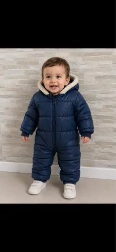 Macacão de inverno para bebê tamanho 1/2