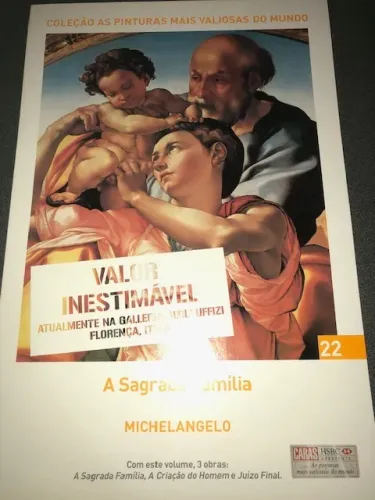 Livro Michelangelo - A Sagrada Família - 3 Gravuras