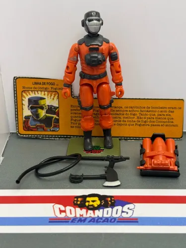 Comandos em Ação Estrela Fogueira Linha de Fogo v1 - 1988 - Gi Joe