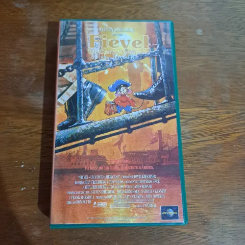 Fita VHS Fievel Um Conto Americano Filme Dublado