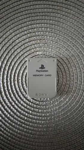 Memory Card PS1 Original Japonês (Cinza)